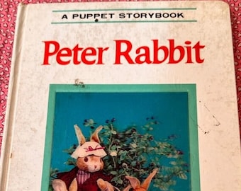 Peter Rabbit A Puppet Storybook 1968 3D Cover Grosset Dunlap