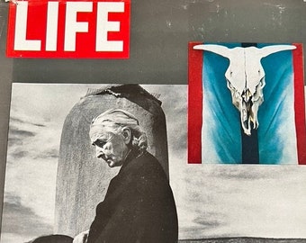 Life March 1968 Georgia O Keefe Nixon NH Romney