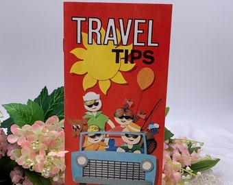 Vintage AAA Travel Tips Brochure Full Color