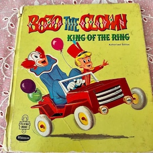 Bozo the Clown King of the Ring 1960 Whitman Publishing