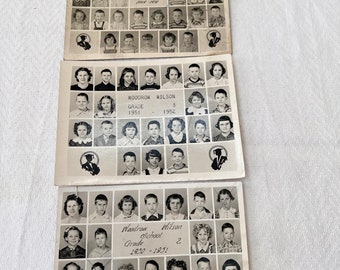 Class Photos 1949-1951 Black and White 3 School Photos