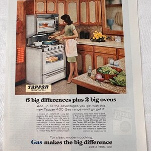 Vintage 1966 Tappan Appliances Magazine Ad Kitchen Product Ad LHJ 10x13.5 image 2