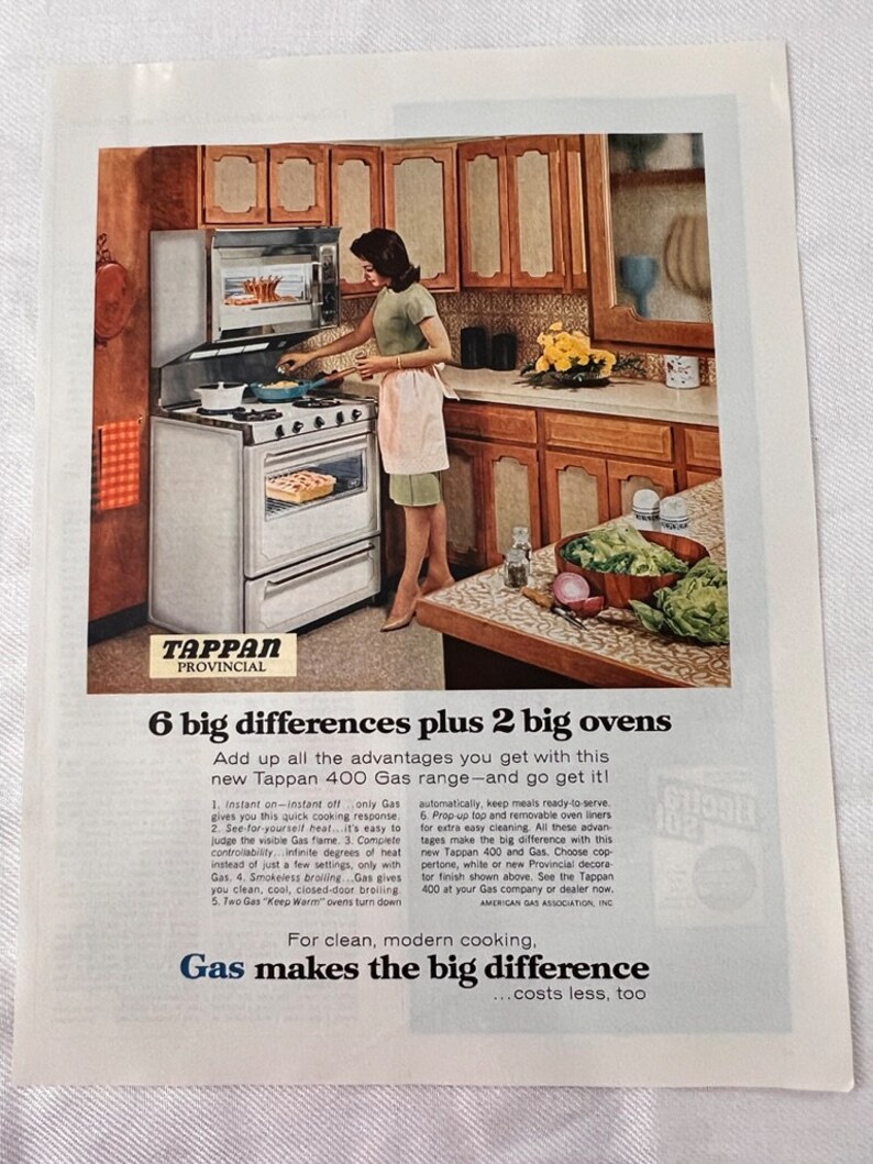 Vintage 1966 Tappan Appliances Magazine Ad Kitchen Product Ad LHJ 10x13.5 image 2