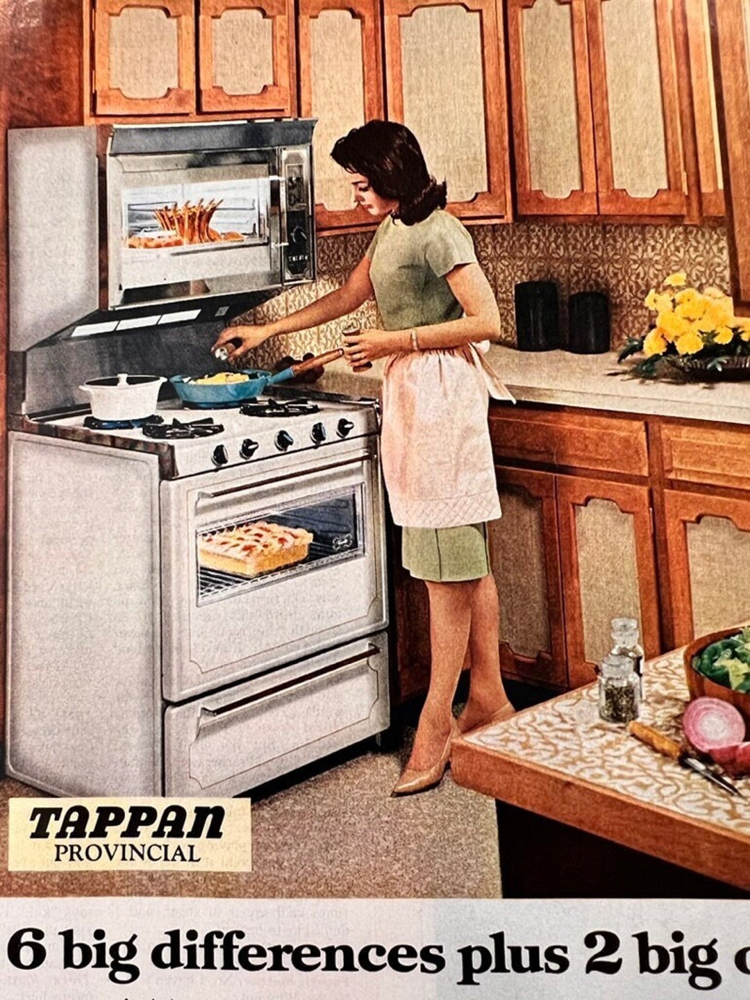 Vintage 1966 Tappan Appliances Magazine Ad Kitchen Product Ad LHJ 10x13
