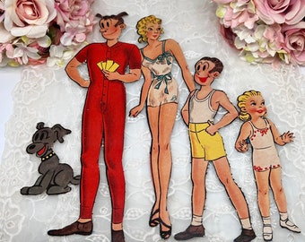 Dagwood and Blondie Paper Dolls Racine Publishing 1947