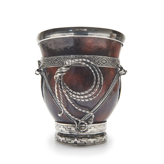 Premium Yerba Mate Gourd With German Silver Details I Etsy Australia