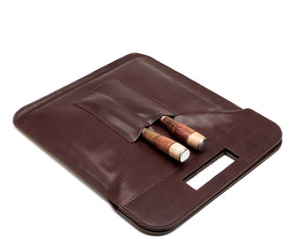 Juego de Barbacoa Artesanal Argentina Premium I Juego de Asador Gaucho I Mango de Madera con Estuche de Cuero Genuino I Juego de Barbacoa