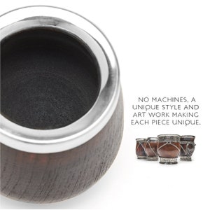 Premium Wooden Mate Cup With German Silver Details Personalized Argentinian Mate The Chaco image 6