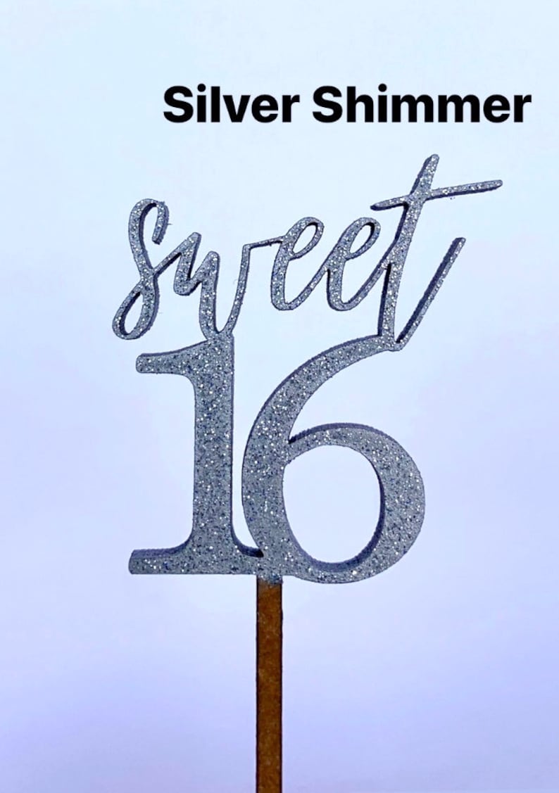 6 Pack of Cupcake Toppers Birthday Celebration Birthday Details Birthday Decoration Special Birthday Sweet 16 Birthday Cupcake Toppers