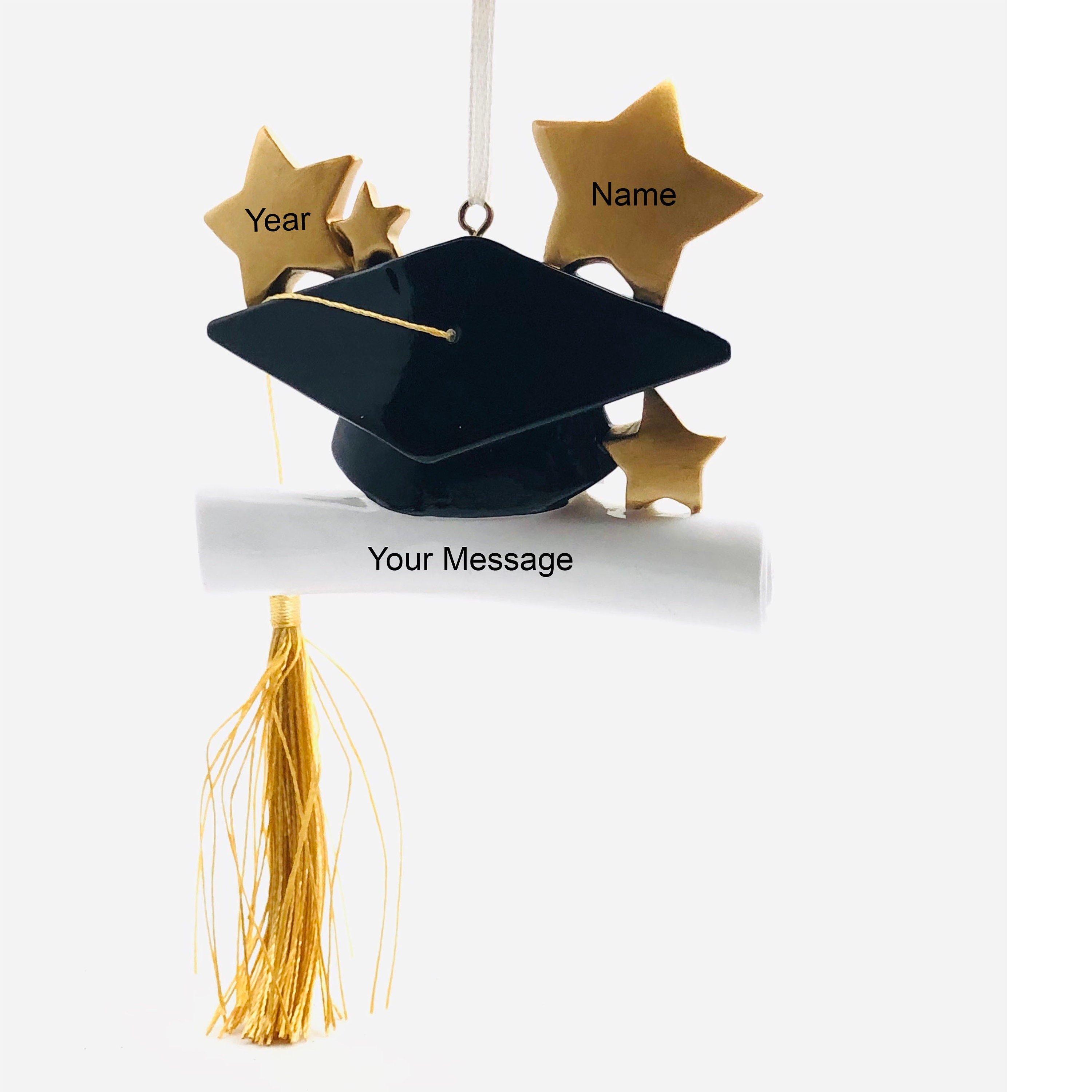 Graduation Cap Christmas Ornament 
