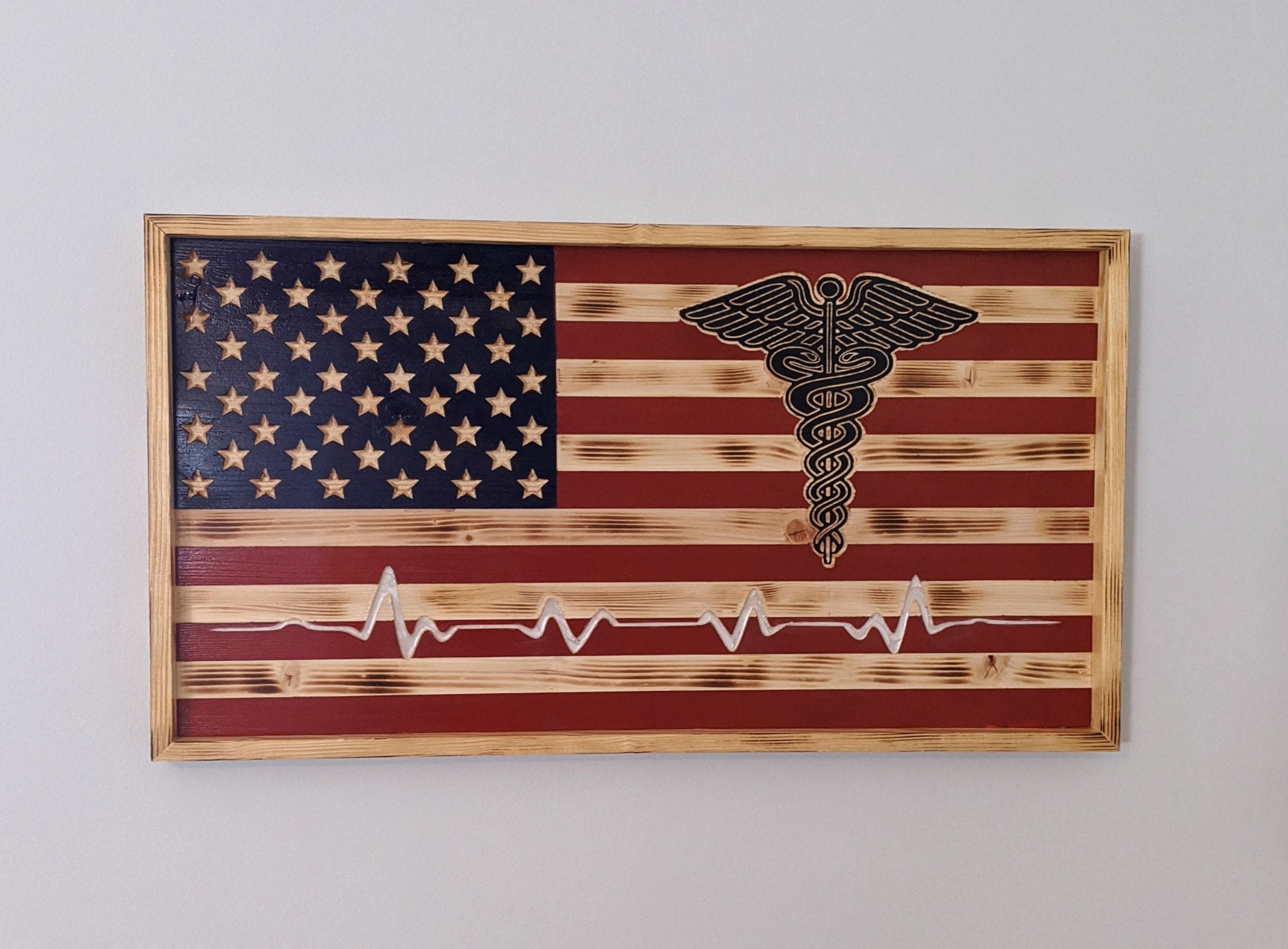 Nurse Flag Medical Worker Flag Essential Worker Flag Etsy