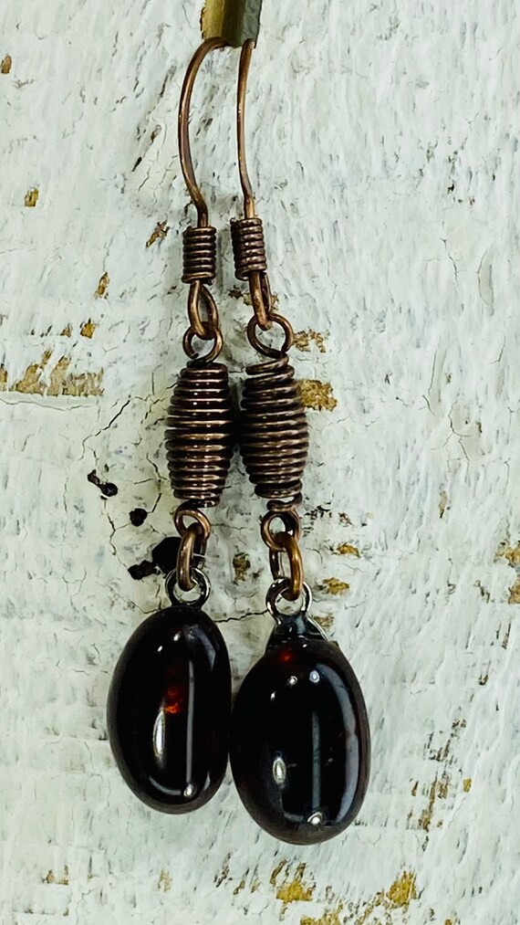 Up cycled A-1 Steak Sauce Earrings