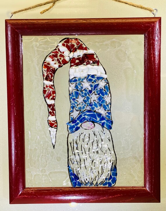 All American Garden Gnome Mosaic