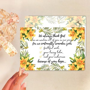 JW Tarjetas de Saludo / Tarjetas postales SET / Gracias a Dios por ti / En Nuestras Oraciones