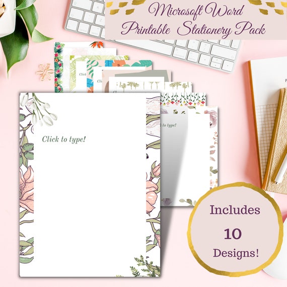 Free Stationery Templates For Microsoft Word