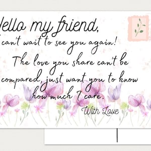 JW Postkarten Set | Hello My Friend | Einfach an dich denken