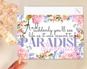 JW Postcards/Greeting Cards SET | Paradise Eternally | Encouragement Card