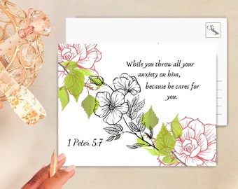 JW Greeting Cards/Postcards SET, Scripture Encouragement