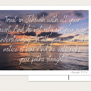 JW Postcards SET, Confianza en Jehová