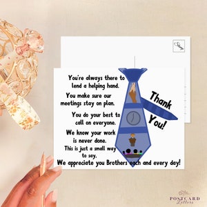 JW Greeting Cards/Postcards SET | Thank you Brothers | Encouraging Cards to JW Elders