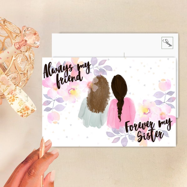 Always my Friend, Forever my Sister | JW Greeting Card/Postcards Set