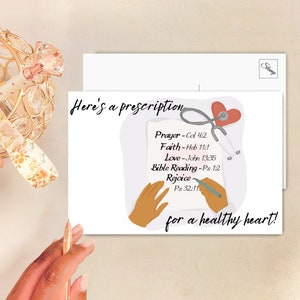 JW Postcards / Juego de tarjetas de felicitación / Prescripción saludable del corazón / Regalos JW