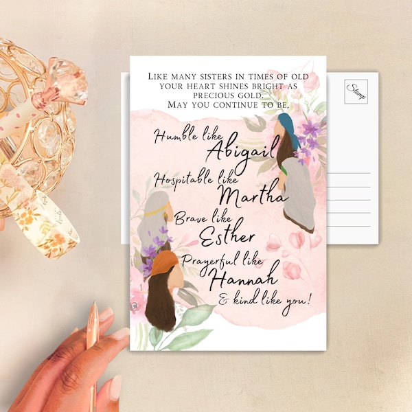 JW Greeting Cards/Postcards SET | Our Dear Sisters | Encouragement Card