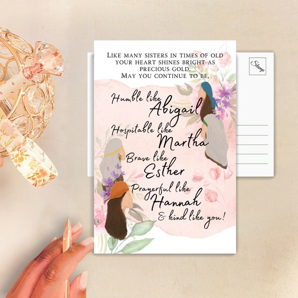 JW Greeting Cards/Postcards SET | Our Dear Sisters | Encouragement Card