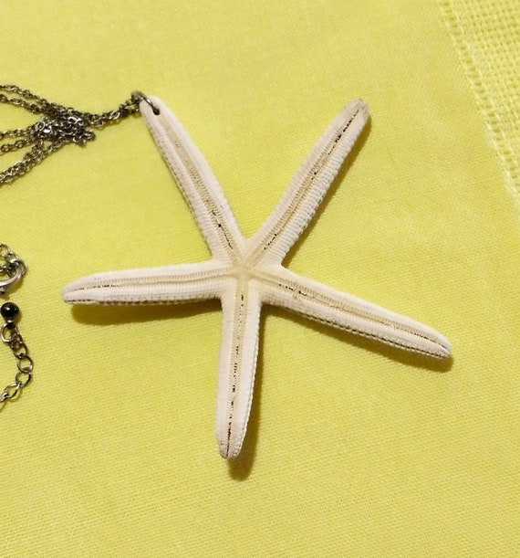 Starfish Necklace - Real Starfish - Vintage Summe… - image 3