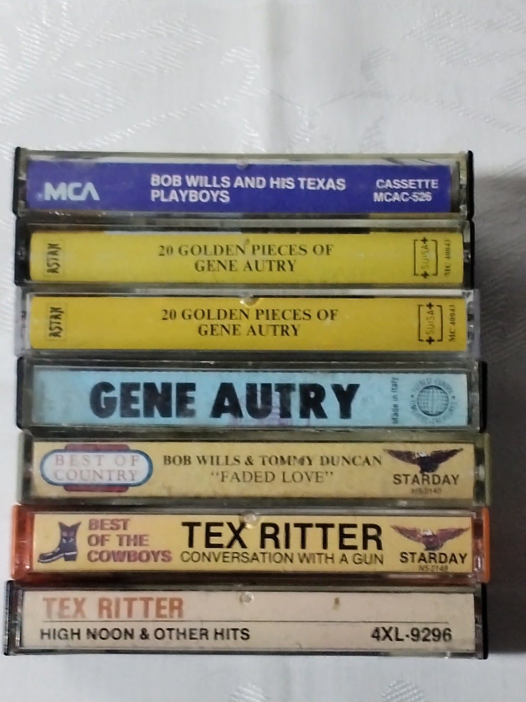 1980s Cassette Tape LOT of 7 Classic Country Gene Etsy