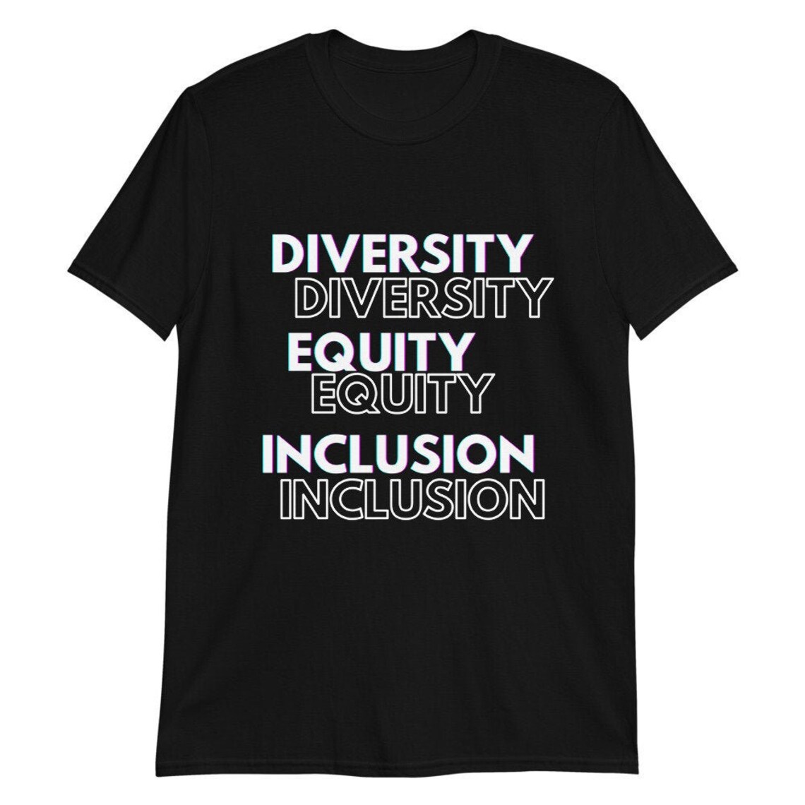 Diversity Equity Inclusion Shortsleeve Unisex Tshirt DEI Etsy