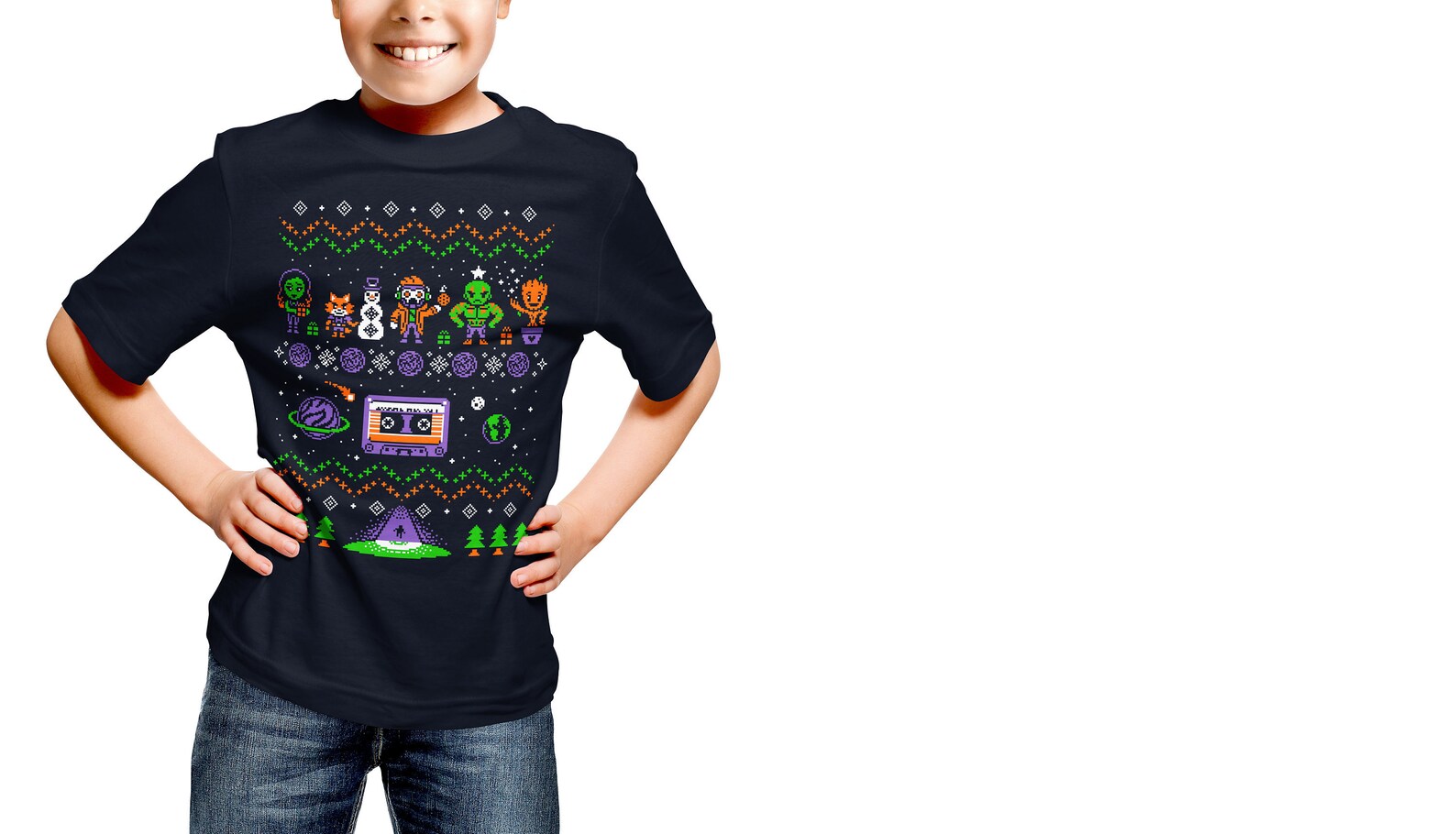 Christmas Guardians of the Galaxy Ugly Sweater Style Kids and | Etsy