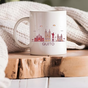 Quito Ecuador Landscape - Ecuador Coffee Mug - Capital of Ecuador - Quito Coffee Mug