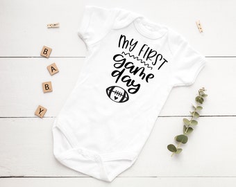 My First Game Day, Football, baby Onesie©/bodysuit, Baby Boy Gift, Baby girl Gift, Gifts