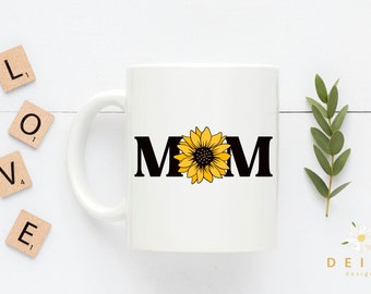 Sunflower mom coffee mug, Mother's Day, Mom Mug, Mother's Day Mug, Gift for her, Sunflower mug, Dia de las madres