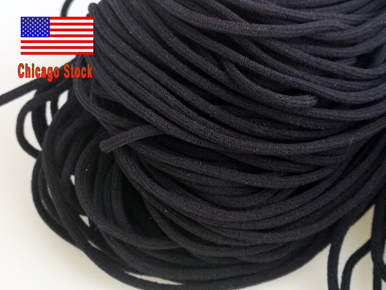 High quality elastic rope 1/8 Width Braided Elastic Etsy