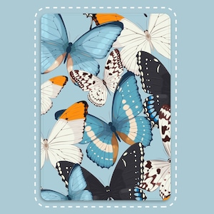 Butterfly iPad case for iPad Pro 12.9 11 10.5 10.2 9th 9.7 6th gen iPad Air 3 Mini 6 Aesthetic Insect Cover Girl Minimalist Gift