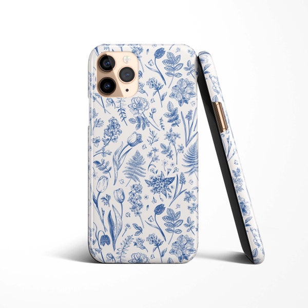 Flowers Botanical MagSafe iPhone 15 15 Plus 15 Pro Max 14 13 12 iPhone XS Max Case iPhone X Case iPhone 8 Plus Galaxy S24 S23