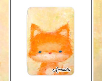 Custom Kindle Paperwhite Case, ColorSoft Cover with Strap, Magnetic, Clear Back Cover