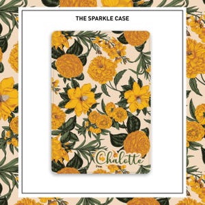 Yellow Flowers iPad 10.2 case iPad 9.7 case iPad Air4 iPad Pro 12.9 iPad mini6 iPad 8th iPad Pro 11 iPad 9th generation Aesthetic iPad Cover