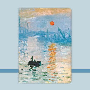 Custom Claude Monet Masterpieces iPad 10.2 case iPad 9.7 case iPad Air 4 iPad Pro 12.9 iPad Mini 6 iPad 8th iPad Pro 11 iPad 7th generation
