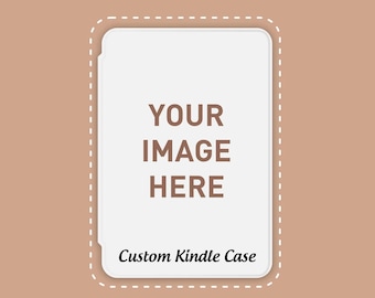 ColorSoft Kindle, Paperwhite Case, Clear Back, Custom 7"/6.8", Personalized Cover