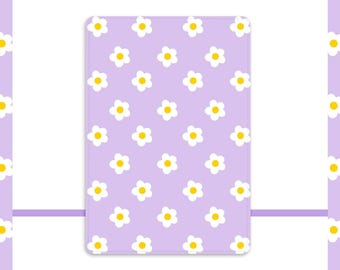 Daisy Flower iPad Case: Leather, Soft TPU Cover