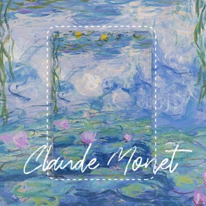 Claude Monet Water Lilies iPad 10.2 case iPad 9.7 case iPad Air 5 iPad Pro 12.9 iPad Mini 6 iPad Pro 11 iPad 9th generation iPad Cover