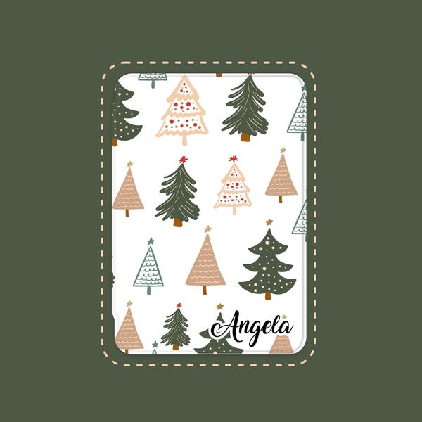 Étui Kindle pour sapin de Noël, Paperwhite 10/11/12/12e génération, - Personnalisation gratuite