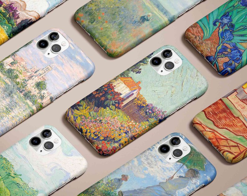 Claude Monet iPhone Case, Oil Painting Phone Case, Vintage Art, Masterpiece Painting, Protective iPhone case, iPhone 13 Pro Max Case, Vintage Art iPhone 13 Cases, iPhone 12 Pro Max Cases, iPhone 11 Cases, iPhone XS Max, Samsung Galaxy S21 Cases