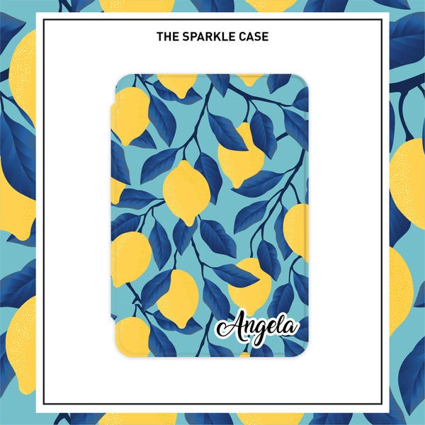 Étui pour Kindle à motif citron : Paperwhite et couverture 10e/11e génération