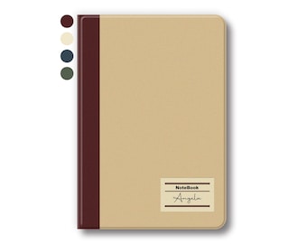 Notebook Style iPad Case, Personalized Protective Cover with Pencil Holder & MagSafe Option