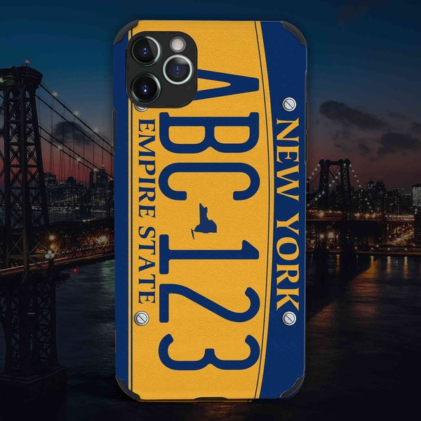 New York Custom License Plate Etsy UK