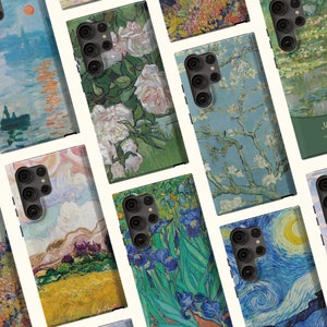 Vincent Van Gogh Art, Monet Art, Masterpiece Art Painting Android case for Samsung Galaxy S23, S23Plus, S22, S21 Samsung S24 Phone Case